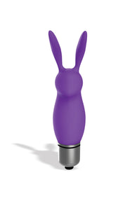 The 9's Silibuns Silicone Bunny Bullet - Purple