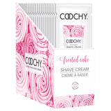 Coochy Shave Cream - Frosted Cake - 15 ml Foils 24 Count Display
