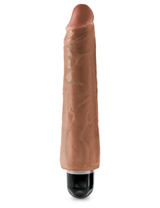 King Cock 9 Vibrating Stiffy - Tan