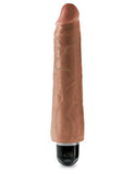 King Cock 9 Vibrating Stiffy - Tan