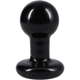 Round Butt Plug Large - Black
