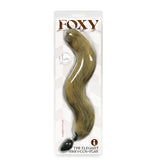 Foxy Fox Tail Silicone Butt Plug - Gold