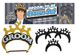 Groom-to-Be Celebration Crown Set