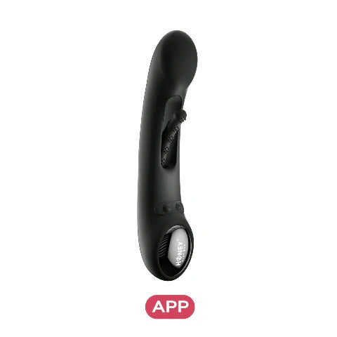 Tempo App-Controlled Tapping G-Spot Vibrator - Black