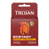 Trojan Ultra Ribbed Ecstasy - 3 Pack
