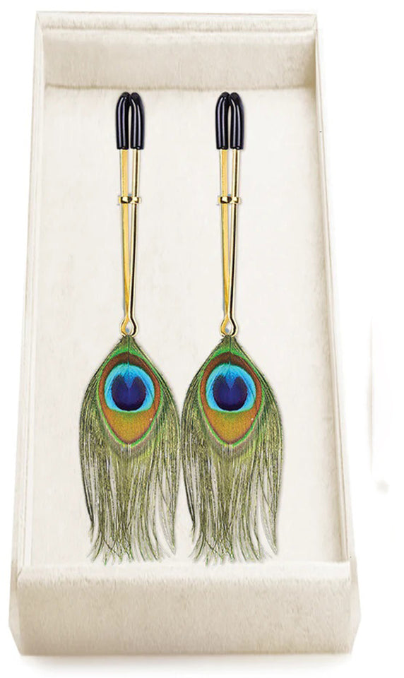 Couture Clips - Peacock Plume - Nipple Clamp