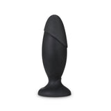 Anal Adventures - Platinum - Silicone Rocket Plug - Black