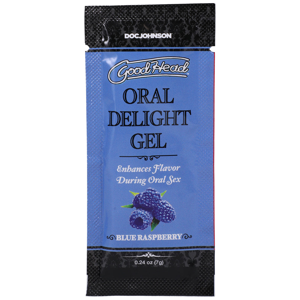 Goodhead - Oral Delight Gel - Blue Raspberry - 0.24 Oz Bulk