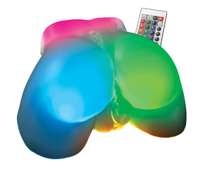 Pdx Elite After Dark Series Go-Go Booty Led Mega Masturbator - Frosted