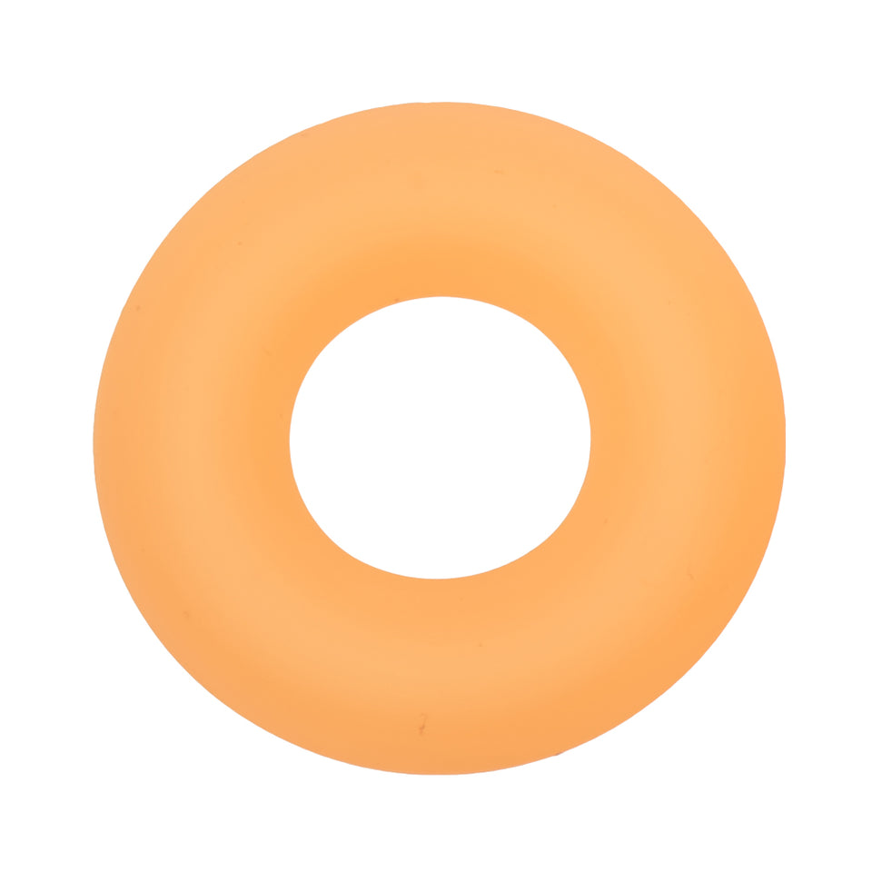 Alpha Glow-in-the-Dark Liquid Silicone Prolong Medium Ring - Orange