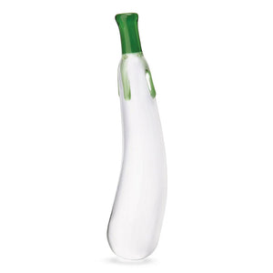 Eggplant Ecstasy 7.25 Glass Dildo