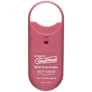 Goodhead - Deep Throat Spray to-Go - Wild Watermelon - .33 Oz.
