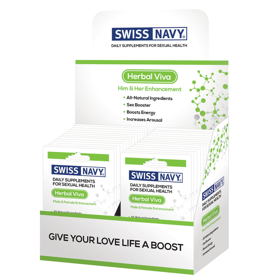 Swiss Navy Herbal Viva Him & Her Enchancement - Display