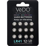 LR41 Batteries 12 Pack