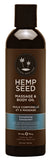 Hemp Seed Massage and Body Oil - Sunsational - 8 Fl. Oz./ 237 ml