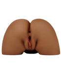 Shake That Ass Vibrate Mega Masturbator - Brown