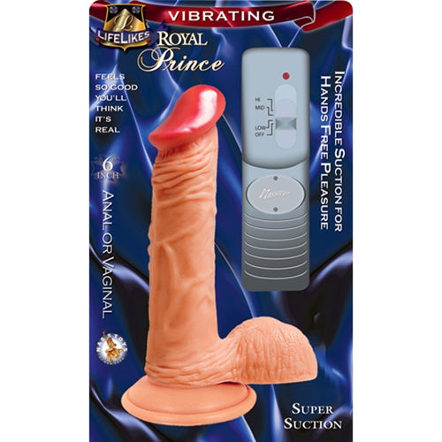 Lifelike Vibrating Flesh Royal Prince 6