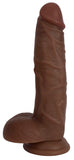 Jock 9 Inch Dong With Balls - Chocolate