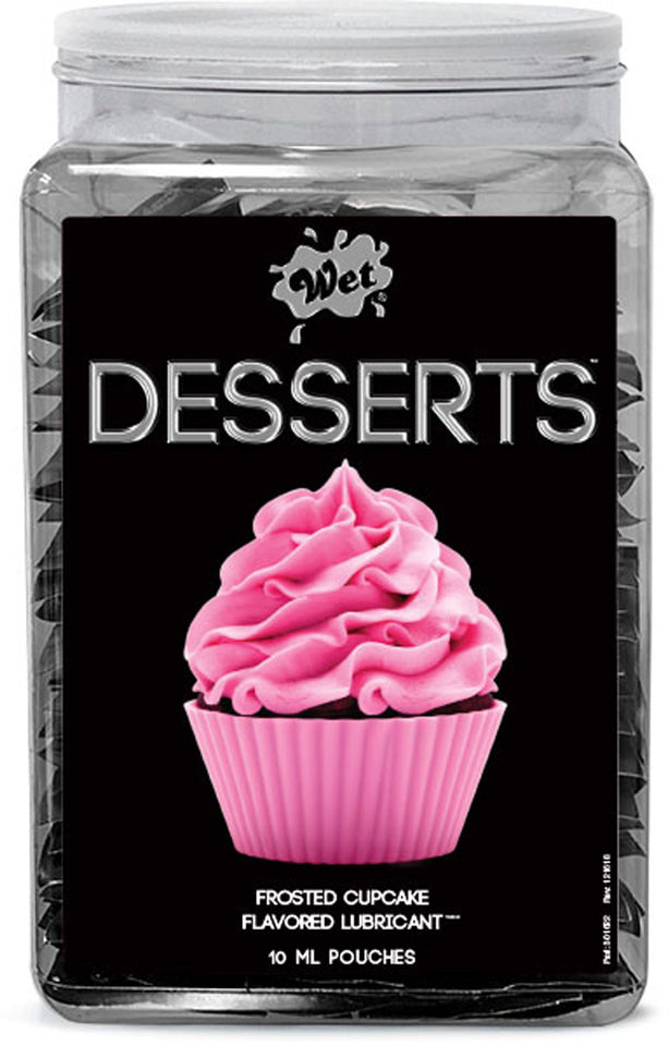 Wet Desserts Frosted Cupcakes .33 Fl Oz Pouch Counter Bowl 144pc