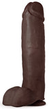 Au Naturel - Huge - 10 Inch Dildo - Chocolate