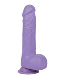 Get Lucky Real Skin Mr. Lavender 7.5 Dual Layer Dildo