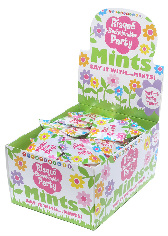 Risque Bachelorette Mints - 100 Piece P.O.P. Display - 3.1g Bags