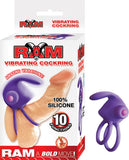 Ram Vibrating Cockring - Purple