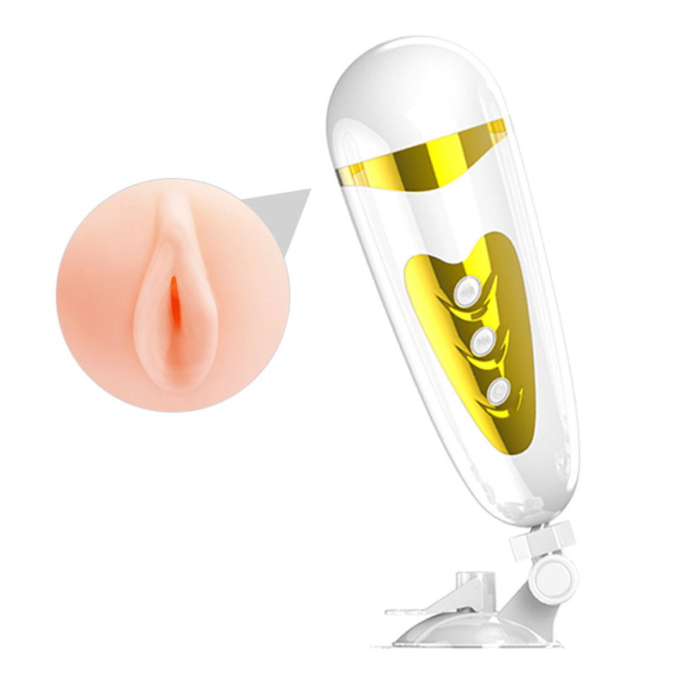 Pretty Love Sally - Vagina - White/ Gold