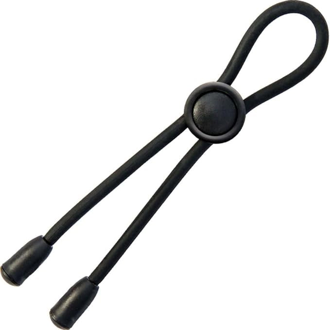 Mack Tuff Adjustable Silicone Cock Tie - Black