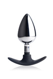 Dark Invader Metal and Silicone Anal Plug - Large