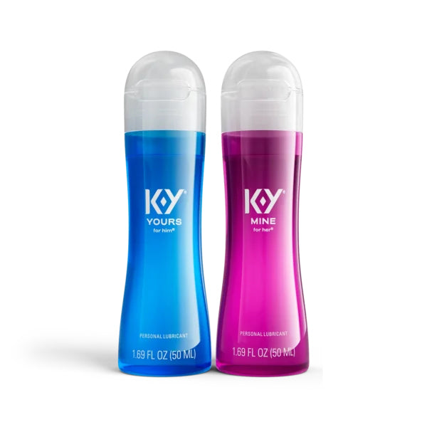 Ky Yours and Mine 3oz Couples Lubricant Set