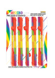 Rainbow Pecker Straws - 10 Pack