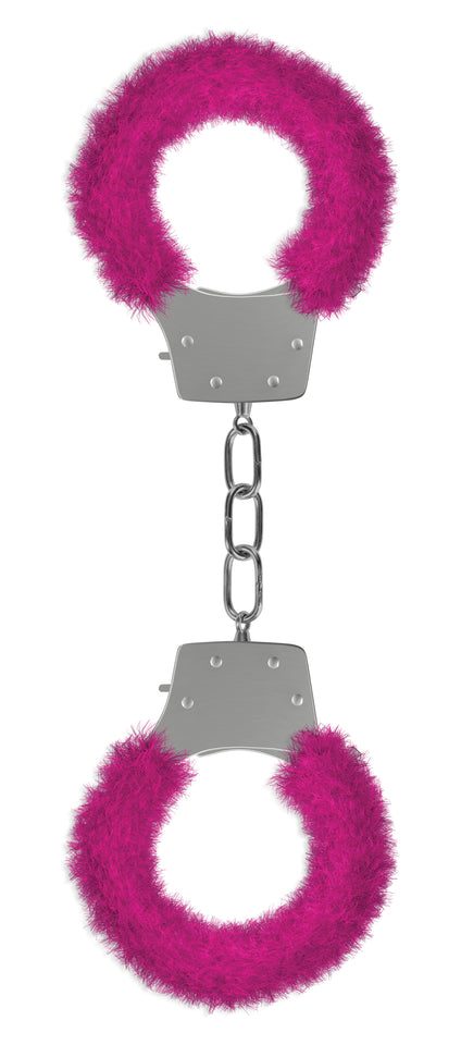 Pleasure Furry Handcuffs - Pink
