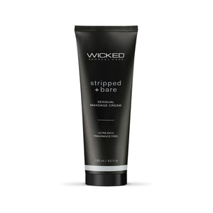 Stripped and Bare - Unscented Sensual Massage Cream - 4 Oz