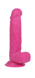 Get Lucky Real Skin Mr. Pink 7.5 Dual Layer Dildo