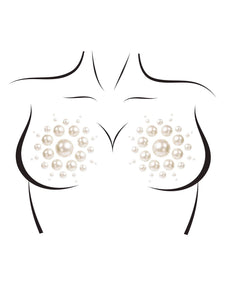 Isla Pearl Nipple Covers - White