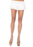 Xena Spandex Diamond Tights - One Size - White