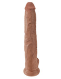 King Cock 14 Cock With Balls - Tan