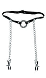 Fetish Fantasy Series O-Ring Gag With Nipple Clamps