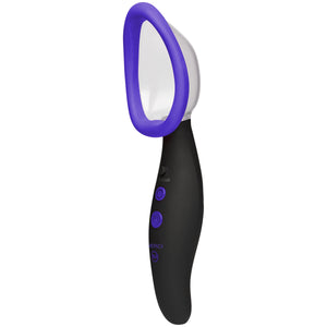 Merci - Pumped - Rechargeable Automatic Vibrating  Pussy Pump - Black