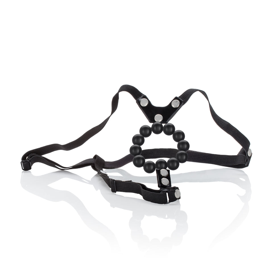 Lovers Thong With Stroker Beads