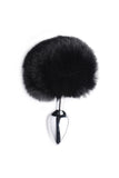 Onyx Bunny Tail Anal Plug