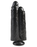 King Cock 9 Two Cocks One Hole - Black