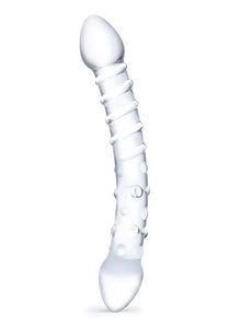 Double Trouble Glass Dildo
