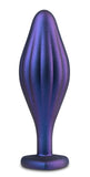 Anal Adventures Matrix - Wavy Bling Plug -  Sapphire