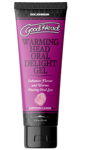 Goodhead - Warming Head Oral Delight Gel - Cotton Candy - 4 Fl Oz Bulk