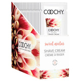Coochy Shave Cream - Sweet Nectar - 15 ml Foils 24 Count Display