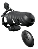 Fantasy C-Ringz Remote-Controlled Vibrating Cock Blocker - Black