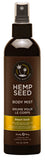 Hemp Seed Body Mist - Beach Daze - 8 Fl. Oz. / 237ml