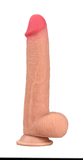 Get Lucky Real Skin 8 Dual Layer Dildo Beige